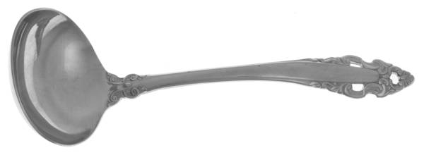 Pierced Baroque (Stainless) Solid Gravy Ladle