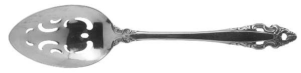 Pierced Baroque (Stainless) Pierced Tablespoon (Serving Spoon)