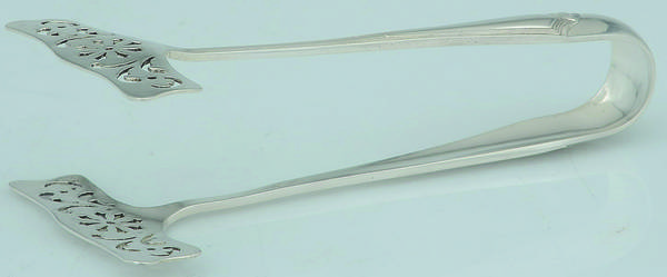Plymouth (Sterling, 1911) Large Solid Sandwich Tongs