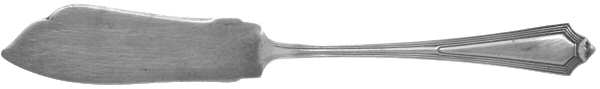 Plymouth (Sterling, 1911) Large Flat Handle Master Butter Knife