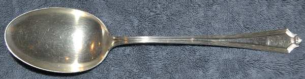 Plymouth (Sterling, 1911) Gravy/Dressing Spoon with Button