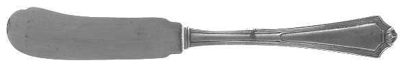Plymouth (Sterling, 1911) Flat Handle Butter Spreader by Gorham Silver