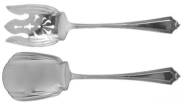 Plymouth (Sterling, 1911) (2 Pc) Solid Salad Set by Gorham Silver