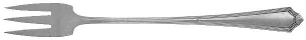 Plymouth (Sterling, 1911) Cocktail/Seafood Fork by Gorham Silver
