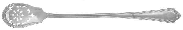 Plymouth (Sterling, 1911) Pierced Bowl Long Handle Olive Spoon