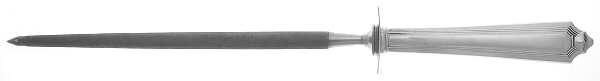 Plymouth (Sterling, 1911) Large Roast Steel Rod Knife Sharpener