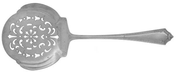 Plymouth (Sterling, 1911) Tomato Server, Solid Piece