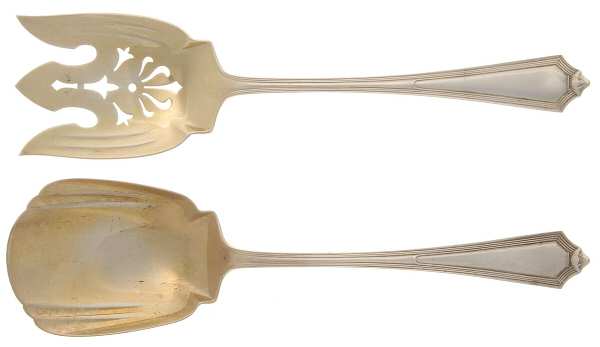 Plymouth (Sterling, 1911) (2 Pc) Solid Salad Set