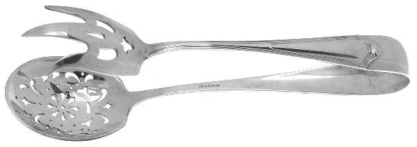 Plymouth (Sterling, 1911) Large Ice Serving Tongs by Gorham Silver