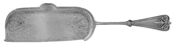 Pompeii (Sterling, 1865) Large Bright Cut Crumber Knife
