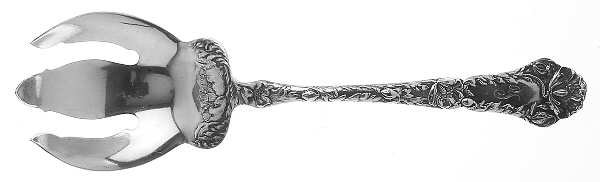 Poppy (Sterling, 1902) Solid Salad Serving Fork