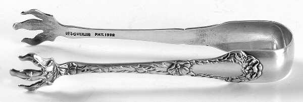 Poppy (Sterling, 1902) Small Sugar Tongs