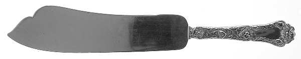 Poppy (Sterling, 1902) Large Solid Ice Cream Slicer