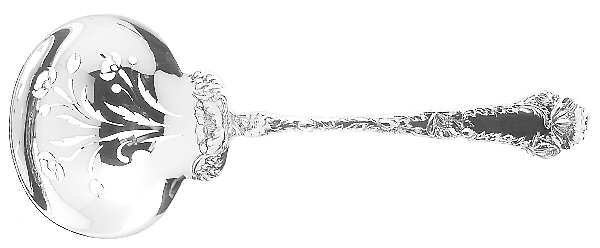 Poppy (Sterling, 1902) Large Pierced Pea Serving Spoon