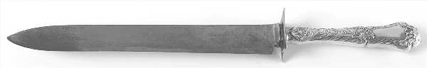 Poppy (Sterling, 1902) Large Stainless Blade Roast Carving Knife