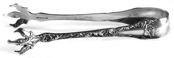 Poppy (Sterling, 1902) Large Sugar Tongs
