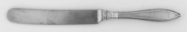Portsmouth (Sterling, 1918, No Monograms) Dessert Knife with Silverplate Blade
