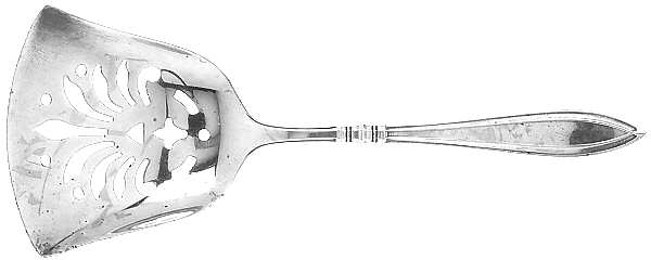 Portsmouth (Sterling, 1918, No Monograms) Solid Bon Bon Spoon with Pierced Bowl