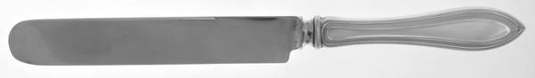 Portsmouth (Sterling, 1918, No Monograms) Blunt Hollow Knife with Bolster