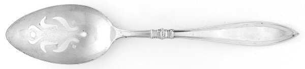 Portsmouth (Sterling, 1918, No Monograms) Pierced Tablespoon (Serving Spoon)