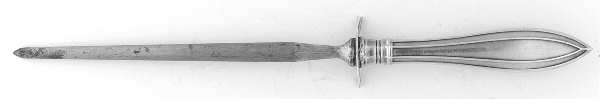 Portsmouth (Sterling, 1918, No Monograms) Small Steel Rod Sharpener Knife