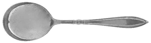Portsmouth (Sterling, 1918, No Monograms) Round Bowl Soup Spoon (Gumbo)
