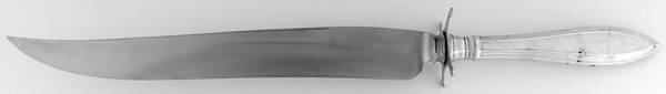 Portsmouth (Sterling, 1918, No Monograms) Large Stainless Blade Roast Carving Knife