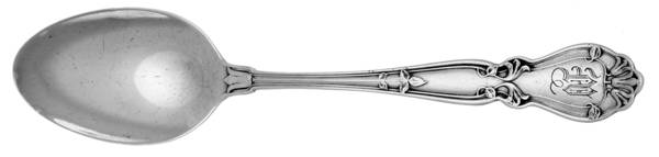 Portland (Sterling, 1904) Monogram Five O'Clock Teaspoon