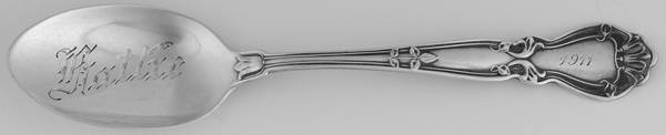 Portland (Sterling, 1904) Monogram Five O'Clock Teaspoon