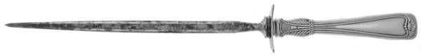 Princess Louise (Silverplate, 1881) Large Roast Steel Rod Knife Sharpener