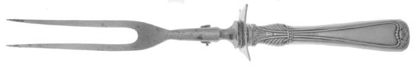 Princess Louise (Silverplate, 1881) Large Stainless-Prong Roast Carving Fork