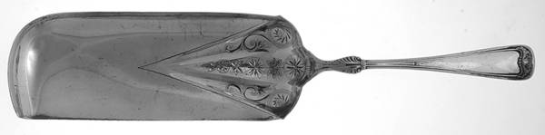 Princess Louise (Silverplate, 1881) Large Bright Cut Crumber Knife