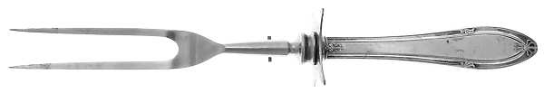 Providence (Silverplate, 1920) Large Stainless-Prong Roast Carving Fork