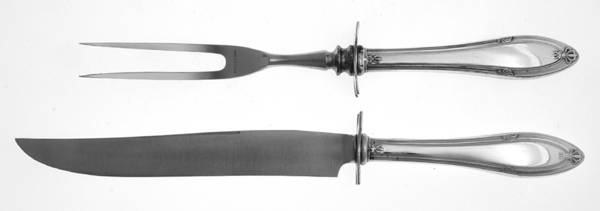 Providence (Silverplate, 1920) Small Stainless Blade 2-Piece Steak Carving Set