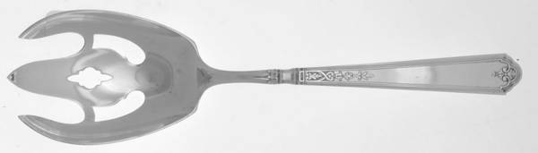 Princess Patricia (Sterling, 1926, No Monos) Solid Salad Serving Fork
