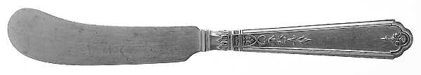 Princess Patricia (Sterling, 1926, No Monos) Flat Handle Butter Spreader