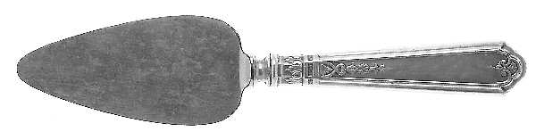 Princess Patricia (Sterling, 1926, No Monos) Cheese Server with Silverplate Blade