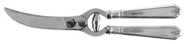 Princess Patricia (Sterling, 1926, No Monos) Poultry Shears with Stainless Blades