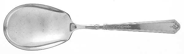 Princess Patricia (Sterling, 1926, No Monos) Solid Salad Serving Spoon