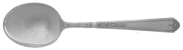 Princess Patricia (Sterling, 1926, No Monos) Round Bowl Soup Spoon (Gumbo)