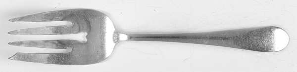 Puritan (Sterling, 1956) Medium Solid Cold Meat Serving Fork