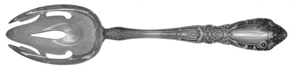 Queen's Grace (Silverplate, 1977) Pierced Tablespoon (Serving Spoon)
