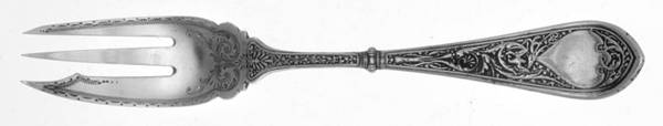 Raphael (Sterling, 1875) Individual Bright Cut Pie Fork