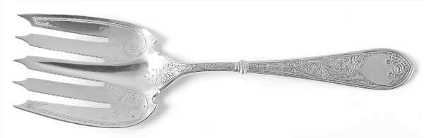 Raphael (Sterling, 1875) Large Solid Fish Serving Fork
