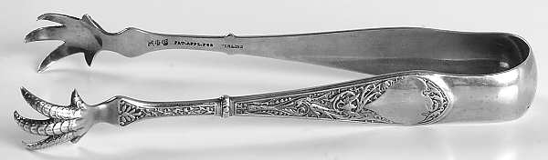 Raphael (Sterling, 1875) Large Sugar Tongs