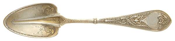 Raphael (Sterling, 1875) Bright Cut Bowl Sugar Spoon