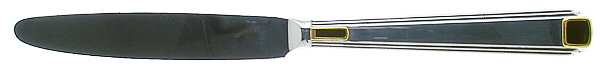 Regalia Court-Onyx (Stainless, Gold Accent) New French Hollow Knife