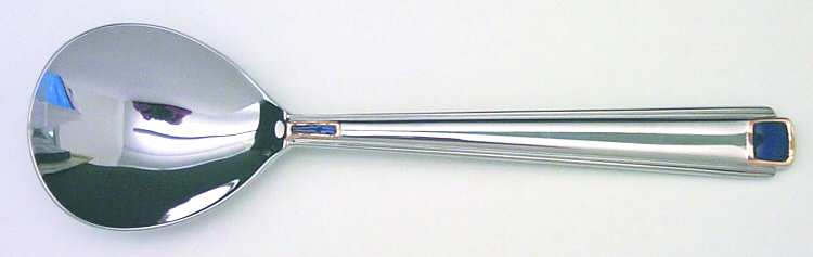 Regalia Court-Lapis (Stainless) Sugar Spoon