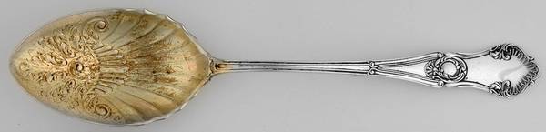 Regent (Sterling, 1892) Oversize Solid Salad Serving Spoon