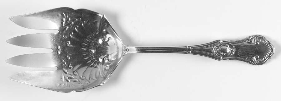 Regent (Sterling, 1892) Large Solid Fish Serving Fork
